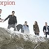 Robert Patrick, Eddie Kaye Thomas, Elyes Gabel, Katharine McPhee, Jadyn Wong, and Ari Stidham in Scorpion (2014)