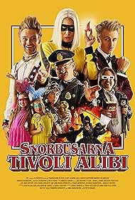 Manfred Erlandsson, Hanna Dahlbeg Fogelklou, Meya Ivehag, Alicia Sterneborn, Carl-Johan Fogelklou, Andreas Magnusson, Katarina Macli, and Hampus Hedström in Snorbusarna på Tivoli Alibi (2024)