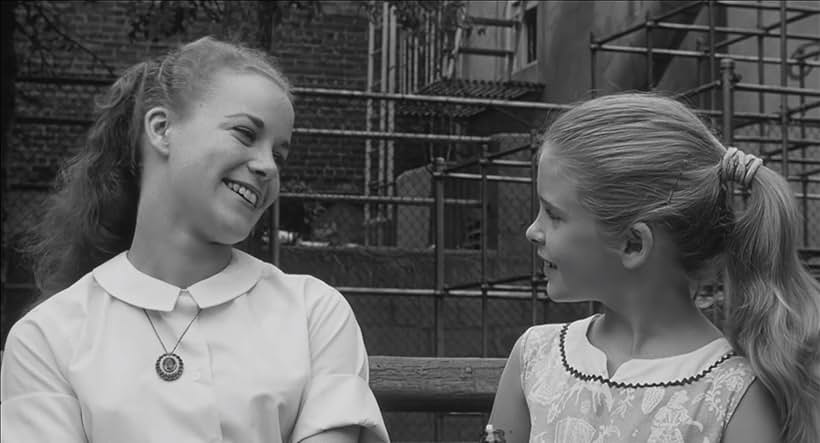 Melinda Cordell and Kimberly McKeever in Greenwich Village Story (1963)