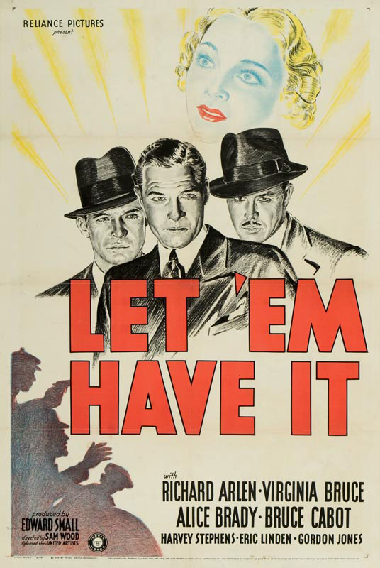 Richard Arlen, Virginia Bruce, Eric Linden, and Harvey Stephens in Let 'em Have It (1935)