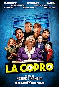 Kevin Machart, Sophie Froissard, Julien Martinez, Xavier Bonastre, Eva Gentili, Matias De Sa Moreira, Marie-Claire Arènes, and Arlette Najsztat in La COPRO (2023)