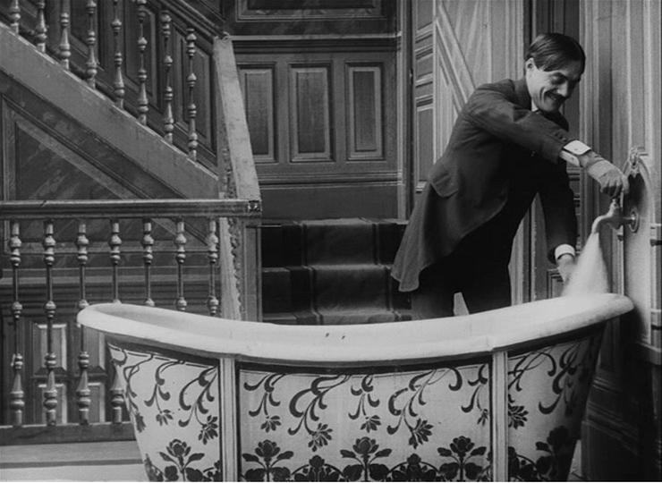 Max Linder in Max Takes a Bath (1910)