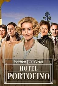 Natascha McElhone, Anna Chancellor, Mark Umbers, Olivia Morris, and Oliver Dench in Hotel Portofino (2022)