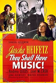 Jascha Heifetz, Andrea Leeds, Joel McCrea, Gene Reynolds, and Zero in Armonie di gioventù (1939)