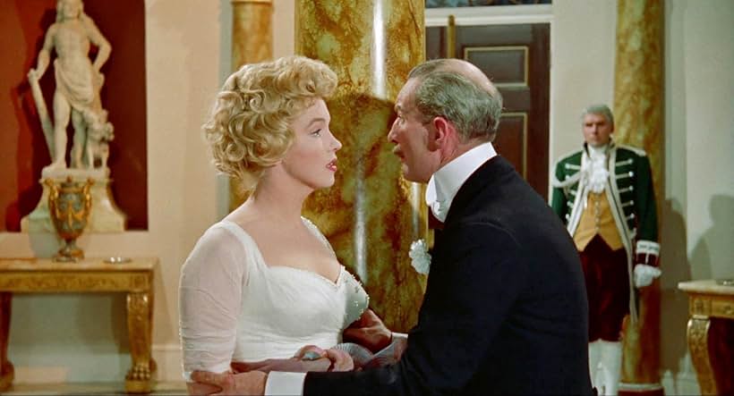 Marilyn Monroe and Richard Wattis in The Prince and the Showgirl (1957)