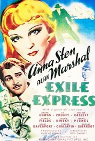 Walter Catlett, Jerome Cowan, Stanley Fields, Etienne Girardot, Leonid Kinskey, Alan Marshal, Irving Pichel, Jed Prouty, and Anna Sten in Exile Express (1939)