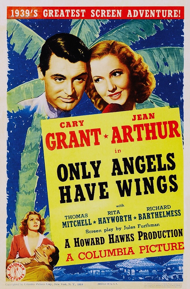 Cary Grant, Rita Hayworth, and Jean Arthur in Only Angels Have Wings (1939)