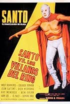 Santo el enmascarado de plata vs los villanos del ring