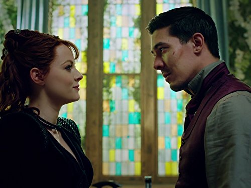 Lewis Tan and Emily Beecham in Into the Badlands (2015)