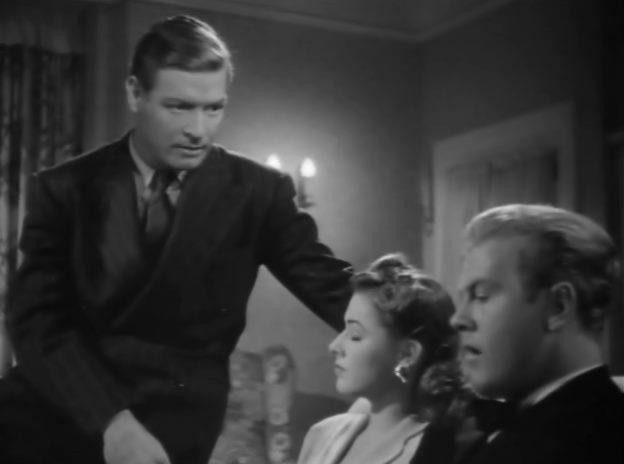 Charles Lang, Eleanor Parker, and Richard Travis in The Last Ride (1944)