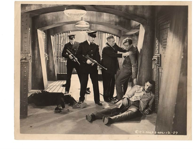 Walter Connolly, Bud Geary, John Howard, and Marc Lawrence in Penitentiary (1938)