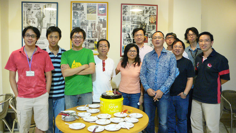 Catherine Chan, Wan-San Ting, Wing-Cheong Law, Johnnie To, Chi-Keung Fung, Tin-Shing Yip, Allen Leung, and Wai Kit Pang at an event for Linger (2008)