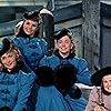 Teresa Brewer, Rhonda Fleming, Cynthia Strother, Kay Strother, and The Bell Sisters in Those Redheads from Seattle (1953)