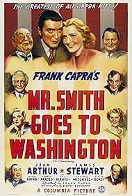 James Stewart, Jean Arthur, Claude Rains, Edward Arnold, Beulah Bondi, Guy Kibbee, Thomas Mitchell, and Eugene Pallette in Mr. Smith Goes to Washington (1939)