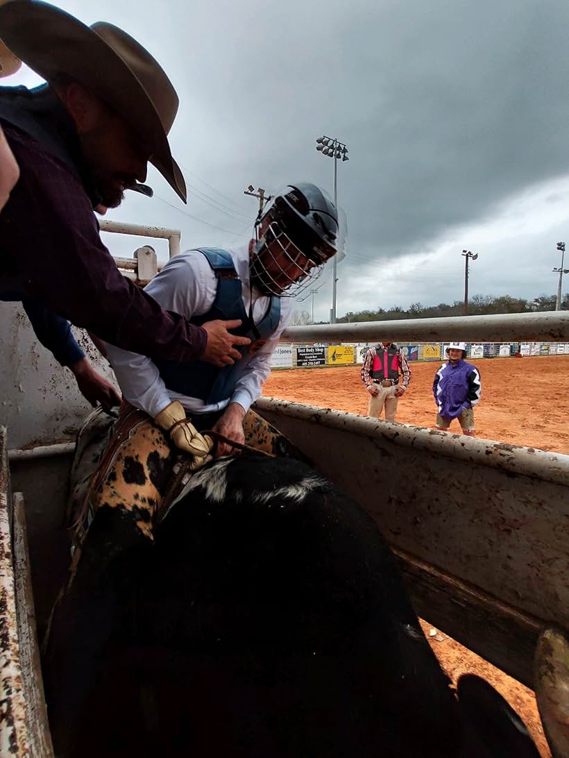 Bullriding for the film, "Grit".