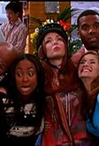 Amy Yasbeck, Raven-Symoné, Rondell Sheridan, and Anneliese van der Pol in That's So Raven (2003)