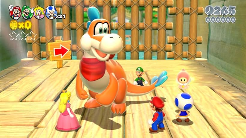 Charles Martinet, Samantha Kelly, and Zoe Nelson in Super Mario 3D World (2013)