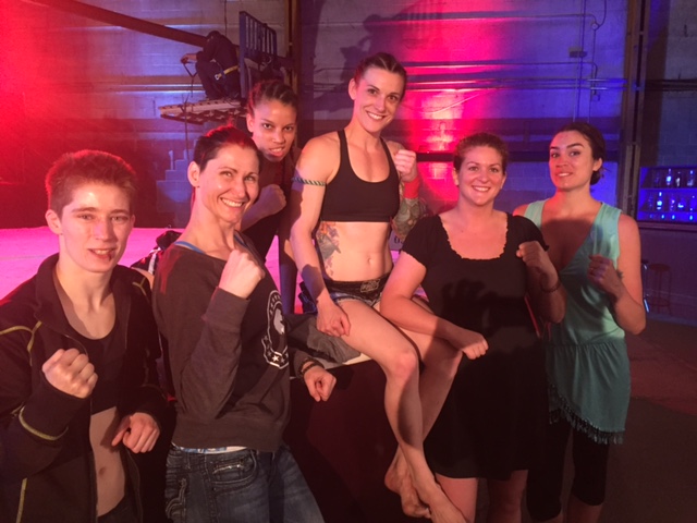 Brianna Rose, Charmaine Tweet, Stephanie Essensa, Kelsey Andries, and Michelle Massicotte in Chokehold (2019)