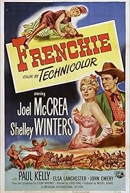 Shelley Winters, Elsa Lanchester, and Joel McCrea in Frenchie (1950)