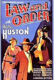 Harry Carey, Walter Huston, and Lois Wilson in Law and Order (1932)