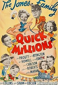 Spring Byington, June Carlson, George Ernest, Kenneth Howell, Billy Mahan, Jed Prouty, and Florence Roberts in Quick Millions (1939)