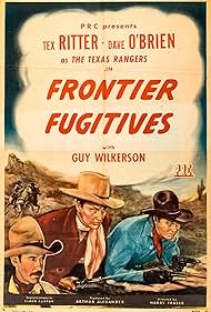 Dave O'Brien, Tex Ritter, and Guy Wilkerson in Frontier Fugitives (1945)