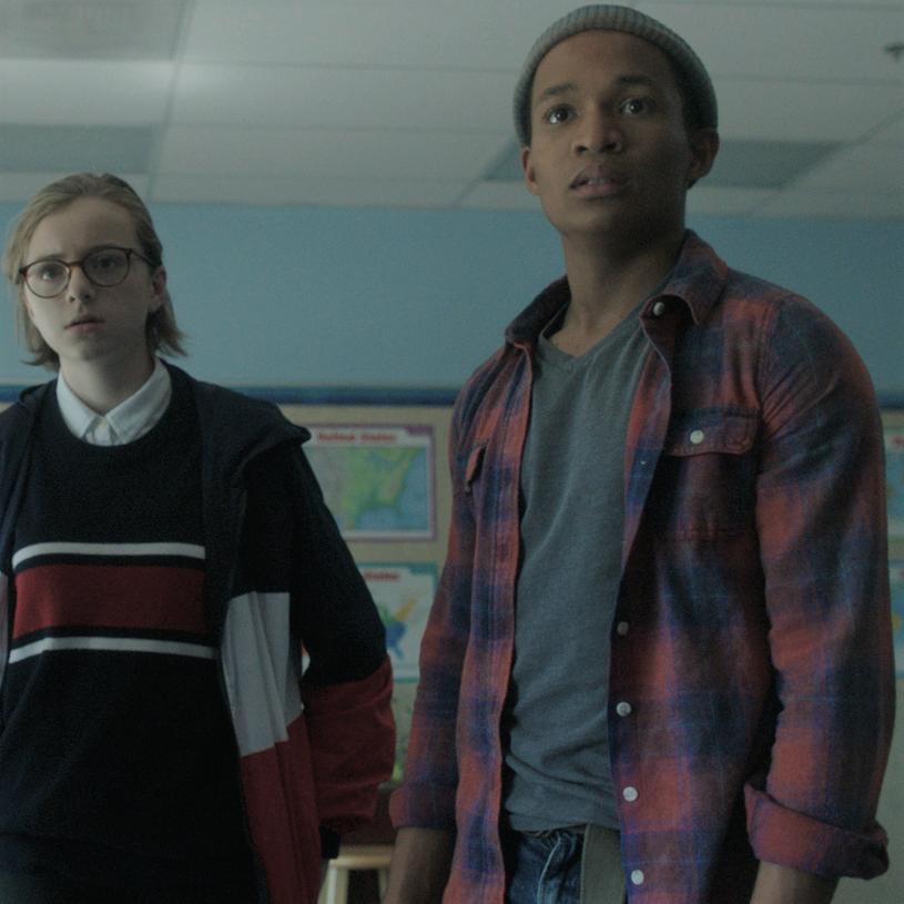 Rory Anne Dahl ("Rory") and Aric Floyd ("Jake") in 'Doors' (2020)