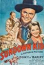 Don 'Red' Barry and Linda Leighton in The Sundown Kid (1942)