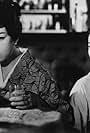 Machiko Kyô and Fujiko Yamamoto in Night Butterflies (1957)