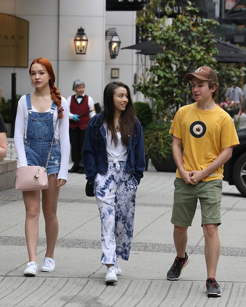 Sean Giambrone, Ciara Riley Wilson, and Sadie Stanley in Kim Possible (2019)