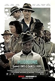 Mary J. Blige, Jonathan Banks, Jason Clarke, Garrett Hedlund, Carey Mulligan, Rob Morgan, and Jason Mitchell in Mudbound (2017)