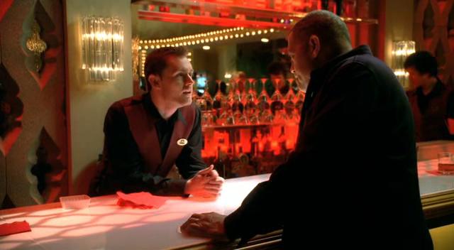 Laurence Fishburne and Matt O'Leary in CSI: Crime Scene Investigation (2000)