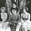 Constance Bennett, Joan Crawford, Henry Kolker, and Sally O'Neil in Sally, Irene and Mary (1925)