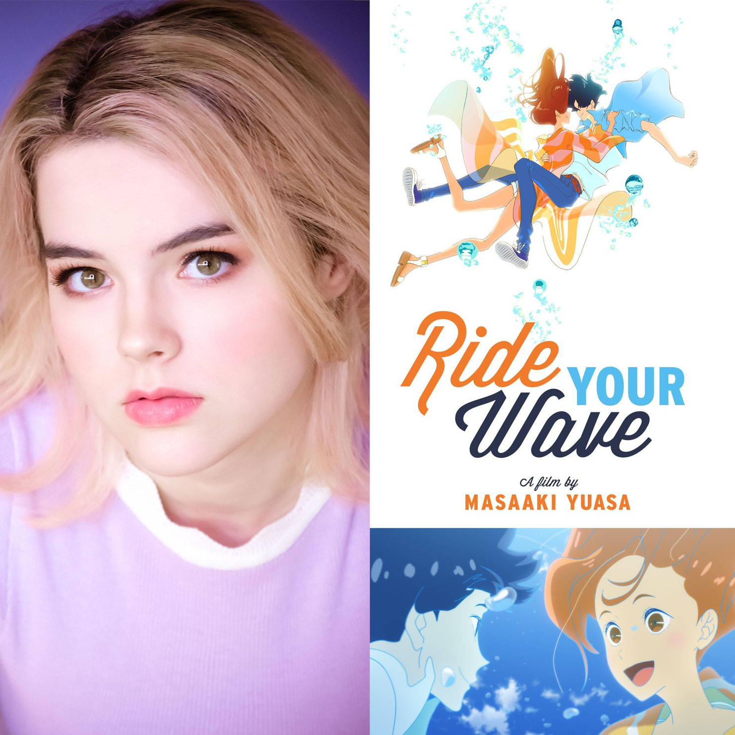 Merit Leighton as Hinako - Ride Your Wave