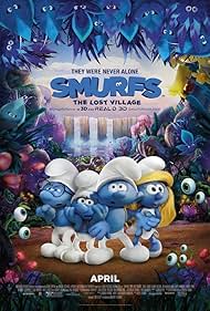 Joe Manganiello, Demi Lovato, Jack McBrayer, and Danny Pudi in Smurfs: The Lost Village (2017)