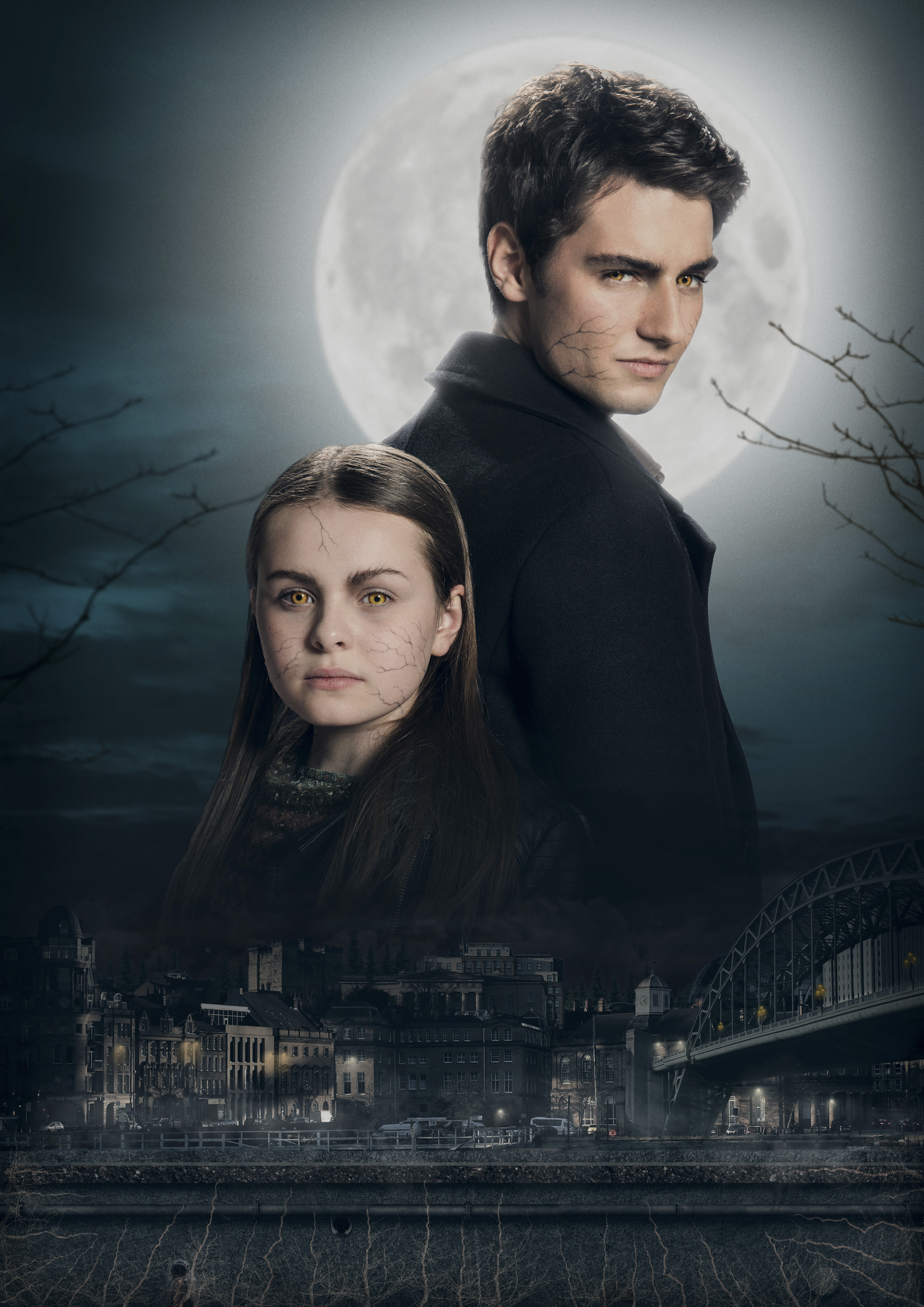 Iconic's poster for Wolfblood Season four 2016. Jack Brett Anderson & Sydney Wade