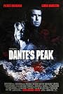 Pierce Brosnan and Linda Hamilton in Dante's Peak (1997)