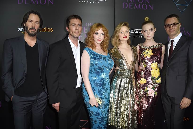 Keanu Reeves, Desmond Harrington, Christina Hendricks, Nicolas Winding Refn, Elle Fanning, and Bella Heathcote