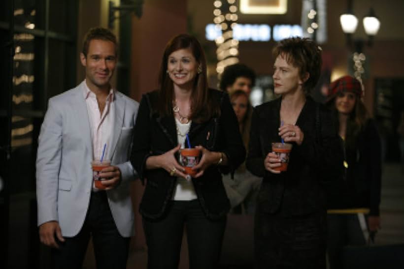 Judy Davis, Debra Messing, and Chris Diamantopoulos in The Starter Wife (2008)