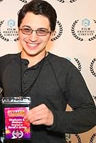 David J. Green at the Houston Comedy Film Festival in fall 2021. His short film Elephants & Donkeys took home the award for Best Romantic Comedy.