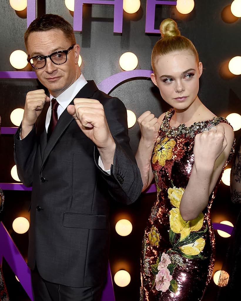 Nicolas Winding Refn and Elle Fanning at an event for The Neon Demon (2016)