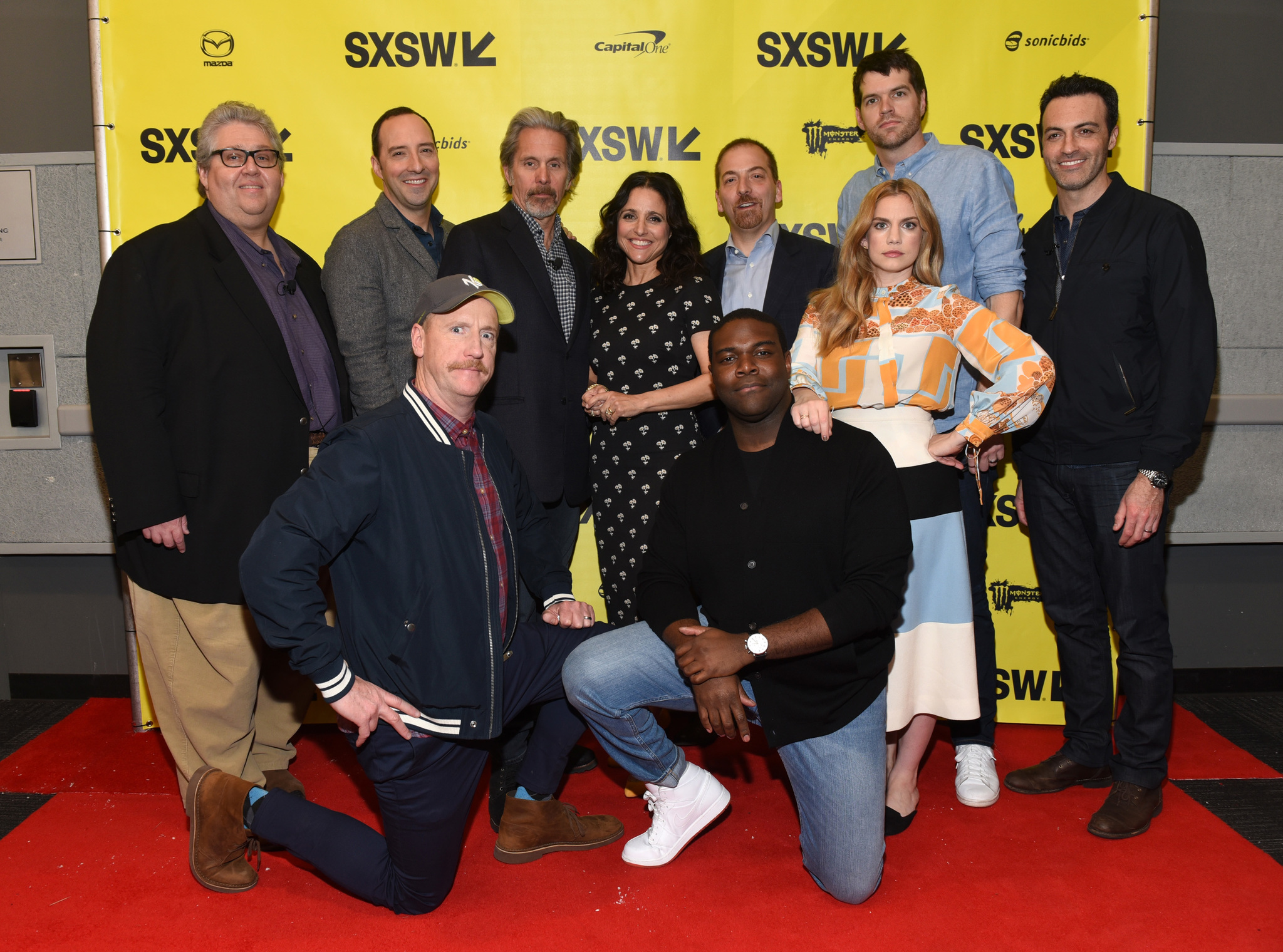 Julia Louis-Dreyfus, Anna Chlumsky, Gary Cole, Tony Hale, David Mandel, Matt Walsh, Reid Scott, Chuck Todd, Sam Richardson, and Timothy Simons