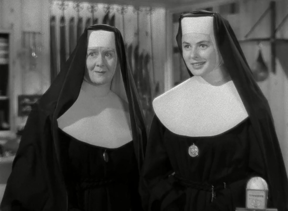 Ingrid Bergman and Ruth Donnelly in The Bells of St. Mary's (1945)