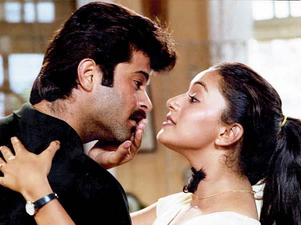 Madhuri Dixit and Anil Kapoor in Parinda (1989)