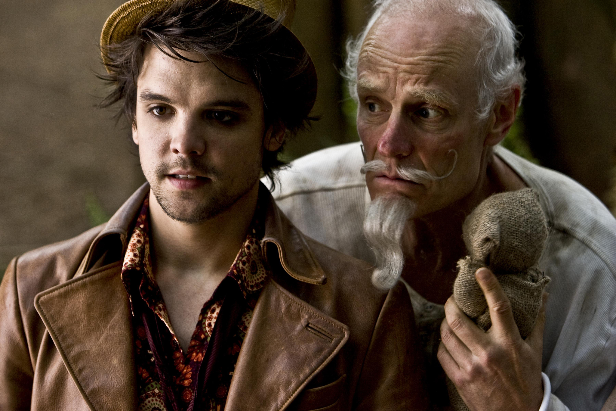 Matt Frewer and Andrew Lee Potts in Alice (2009)