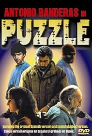 Antonio Banderas, Héctor Alterio, Patxi Andión, and Carme Elias in Puzzle (1986)