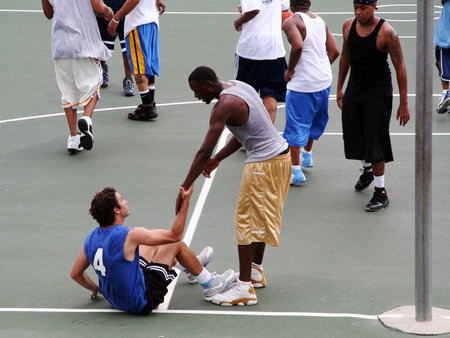 Craig Thomas, Matt Krentz, and Jimmy McKinney in Streetballers (2009)