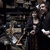 Helena Bonham Carter, Tim Burton, and Timothy Spall in Sweeney Todd: The Demon Barber of Fleet Street (2007)