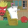 Dave Willis, Carey Means, and Dana Snyder in Aqua Teen Hunger Force Colon Movie Film for Theaters (2007)