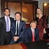 Piers Morgan, Donald Trump, Ivanka Trump, and Donald Trump Jr. in The Apprentice (2004)